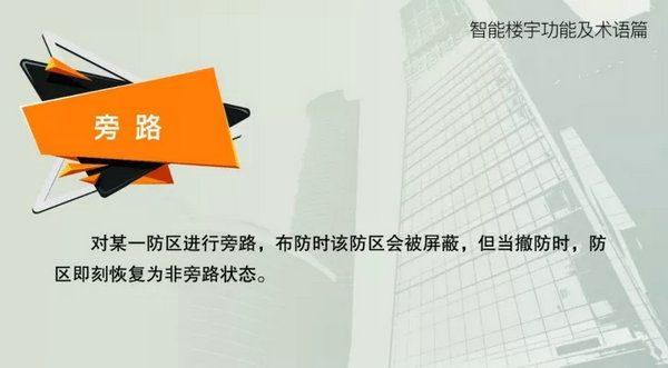 智能樓宇功能及術(shù)語(yǔ)--旁路